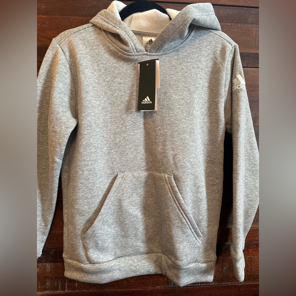 Adidas Gray Youth Hoodie